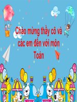 Môn toán   lớp 2   tuần 26   bài luyện tập chung