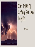 Thiết bị chống sét lan truyền surge protective divices