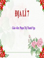 Ctst   địa lí 7   bài 23