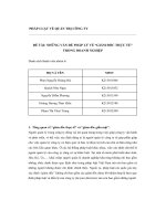 Đề tài những vấn đề pháp lý về giám đốc thực tế trong doanh nghiệp