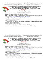 Đề Thi Và Đáp Án  - Thực Hành Nghiệp Vụ Hướng Dẫn