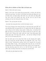 Các bước dạy học dự án