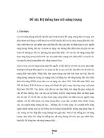 Đề tài hệ thống lưu trữ năng lượng