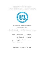 Phân tích dữ liệu trong kinh tế  cách để phát hiện và xử lý outlier trong stata