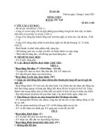 Giáo án lớp 1  khbd tuần 18 2022   2023