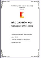 Xác định điểm sự cố, vị trí sự cố trên đường dây (biện pháp giải pháp chủ động, thụ động