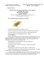 Đề hsg khtn6 p (2022 2023)  chính thức