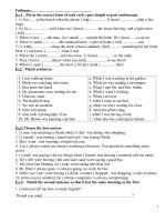 Thì quá khứ tiếp diễn