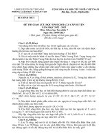 Đề khtn 7 (giao lưu)