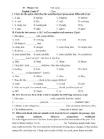 De kiem tra ta8 45p so 1 2021