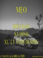 Mẹo Học Lý Thuyết B2 600 Câu Hỏi Mới Nhất 2023 – Dễ Nhớ