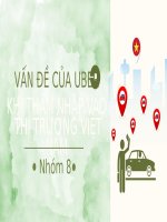 Vấn đề của uber  khi thâm nhập vào thị trường việt nam