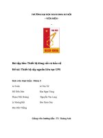 Thiết bị cấp nguồn liên tục ups