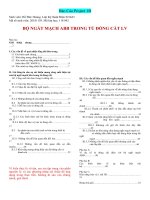 Bộ ngắt mạch abb trong tủ đóng cắt lv