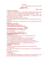 Giáo án lớp 1 khbd tuần 6  2022   2023