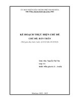 Giáo án bản thân