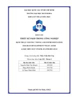 BÁO CÁO THIẾT KẾ P&ID TRONG CÔNG NGHIỆP DỊCH THUẬT CHƯƠNG 7 PIPING AND INSTRUMENTATION DIAGRAM DEVELOPMENT WILEY AICHE & ĐỌC HIỂU BẢN VẼ 8474L-011-PID-0021-103-0