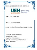 Bài thi cuối kì csr nguyễn thị mỹ huyền