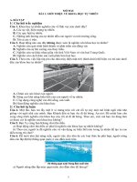 1000 câu hỏi trắc nghiệm khoa học tự nhiên 6 năm 2022