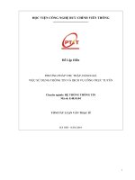 Phương pháp thu thập, đánh giá việc sử dụng thông tin và dịch vụ công trực tuyến