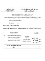 Bản nhận xét sgk 5