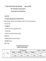 Đề kiểm tra giưa kì ii tiếng anh 6