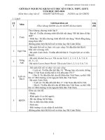 Giới hạn nội dung khảo sát học kì ii  lop 8 11 năm học 2023 2024