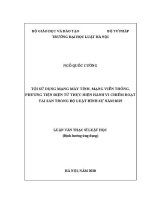 Luận văn thạc sĩ Luật học: Tội sử dụng mạng máy tính, mạng viễn thông, phương tiện điện tử thực hiện hành vi chiếm đoạt tài sản trong Bộ luật Hình sự năm 2015