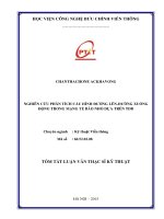 Nghiên cứu phân tích cấu hình đường lên - đường xuống động trong mạng tế bào nhỏ dựa trên TDD