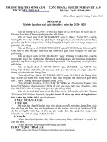 Kế hoạch chọn sgk lớp 5 năm học 24 25  tổ4+5