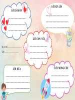 Lời cảm ơn xin lỗi   nhắn nhủ của bố mẹ