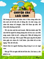 Chuyện của loài chim tvdhst