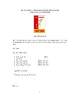 Đề tài những sự kiện lịch sử thế giới có tác động đến cuộc đời hoạt động cách mạng của chủ tịch hồ chí minh và cách mạng việt nam