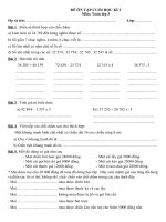 10  phiếu ôn tập toán cuối kì 2