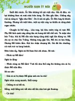 Người bạn ít nói tvdhst