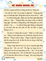 Vẽ chân dung mẹ tvdhst