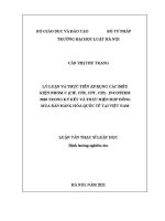 Luận văn thạc sĩ Luật học: Lý luận và thực tiễn áp dụng các điều kiện nhóm C (CIF, CFR, CPT, CIP) - INCOTERMS 2010 trong ký kết và thực hiện hợp đồng mua bán hàng hoá quốc tế tại Việt Nam