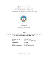 Chuyên đề thực tập tốt nghiệp: Một số giải pháp phát triển nhà ở xã hội cho người có thu nhập thấp trên địa bàn tỉnh Hà Tĩnh