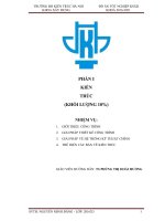 Đồ án tốt nghiệp nhà ở chung cư 12 tầng quang hanh  hà đông