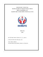 Bộ môn thực tập hệ thống truyền lực ô tô 4wd