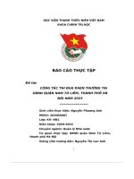 Báo Cáo Thực Tập Công Tác Thi Đua Khen Thưởng Tại Ubnd Quận Nam Từ Liêm, Thành Phố Hà Nội Năm 2023.Pdf