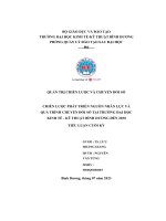 Chiến lược phát triển nguồn nhân lực và quá trình chuyển đổi số tại trường đại học kinh tế   kỹ thuật bình dương đến 2030