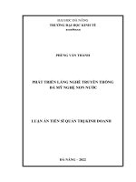 Phát  triển làng nghề truyền thống đá mỹ nghệ non nước