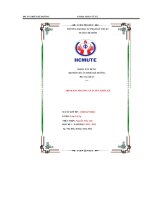 Trình bày phương án tuyến thiết kế