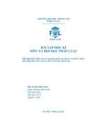 Phân tích các nguyên nhân của hành vi sai lệch chuẩn