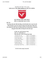 VẬN DỤNG KIẾN THỨC BẤT BÌNH ĐẲNG XÃ HỘI ĐỂ PHÂN TÍCH, LÝ GIẢI VẤN ĐỀ: “PHỤ NỮ PHẢI TRẢ GIÁ CHO MỌI THỨ, ĐÚNG LÀ HỌ NHẬN ĐƯỢC NHIỀU HÀO QUANG HƠN ĐÀN ÔNG CHO NHỮNG THÀNH TỰU TƯƠNG ĐƯƠNG, NHƯNG HỌ CŨNG PHẢI CHỊU NHIỀU TAI TIẾNG HƠN KHI TRƯỢT NGÃ