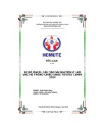 Sơ đồ mạch, cấu tạo và nguyên lý làm việc hệ thống chiếu sáng toyota camry 2014