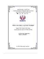 Báo cáo thực tập tốt nghiệp cơ quan thực tập công ty cổ phần viên mãn