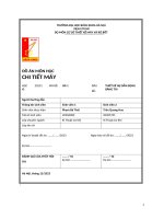 Đồ án môn học chi tiết máy  đầu đề thiết kế hệ dẫn động băng tải