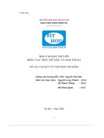 Báo cáo bài tập lớn cấu trúc dữ liệu và giải thuật đề tài cài đặt cây nhị phân tìm kiếm